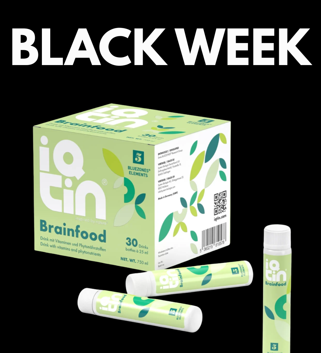 IQtin® Brainfood – Black Week Doppelpack – begrenzte Aktion!